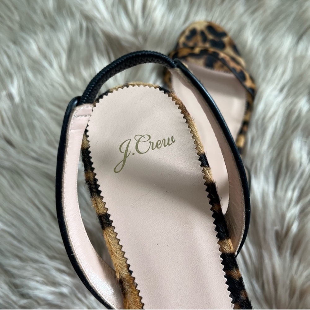 J. Crew Leopard Print Sandals - Picture 6 of 9
